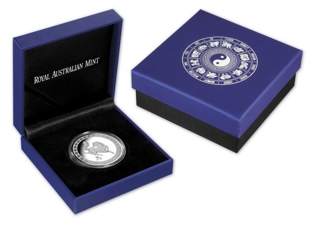 Австралия. 1 доллар. 2014 (Proof. Серебро. Этуи, Сертификат)
