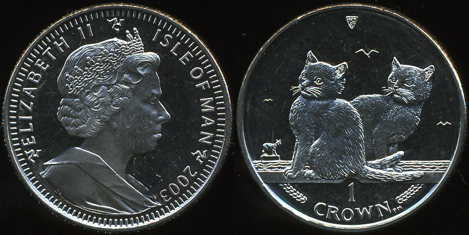 Остров Мэн. 1 крона. 2003 (Unc)