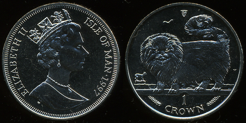 Остров Мэн. 1 крона. 1997 (Unc)