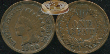 США. 1 цент. 1900 (aXF)