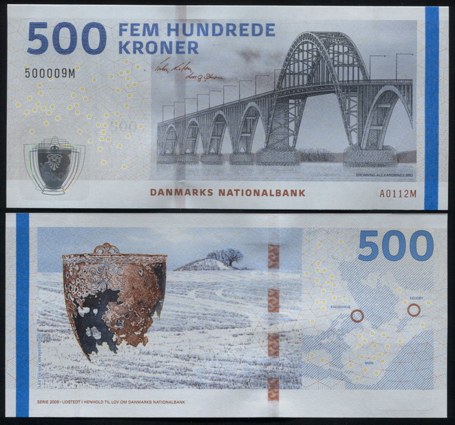Дания. 500 крон (Unc) 2011