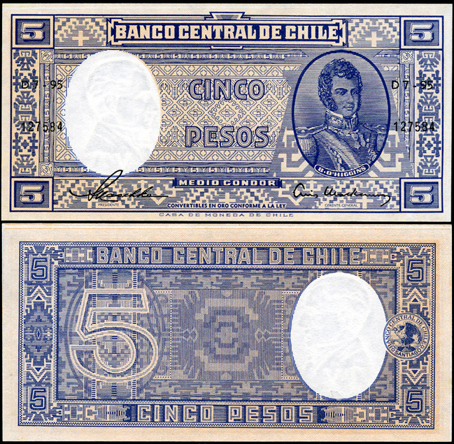 Чили. 5 песо (Unc)