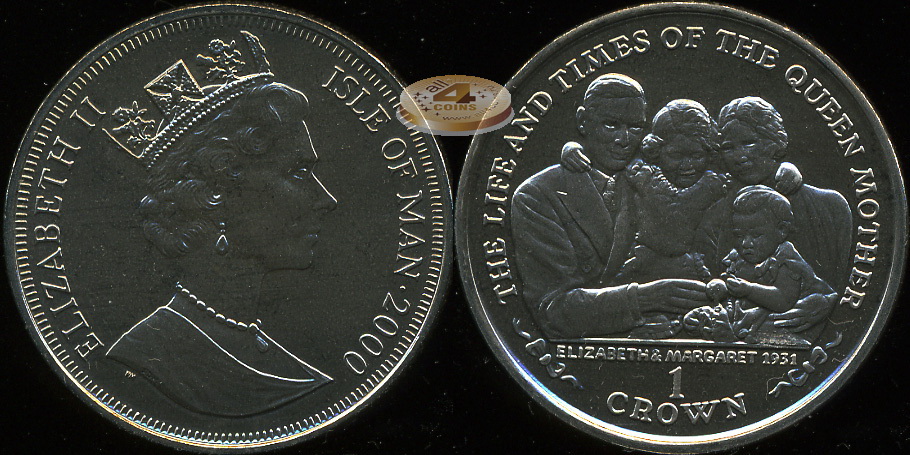 Остров Мэн. 1 крона. 2000 (Prooflike)