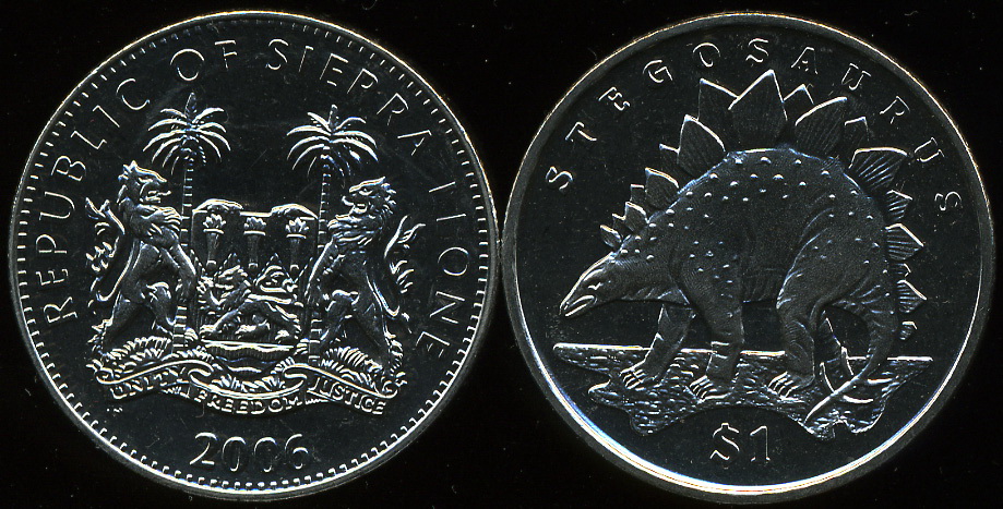 Сьерра Леоне. 1 доллар. 2006 (Unc)