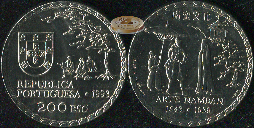 Португалия. 200 эскудо. 1993 (Unc)