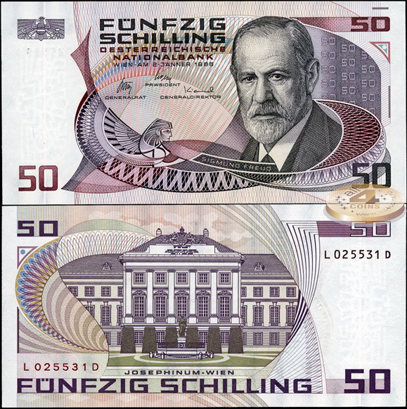 Австрия. 50 шиллингов (Unc) 1986