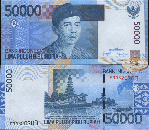 Индонезия. 50000 рупий (Unc) 2009