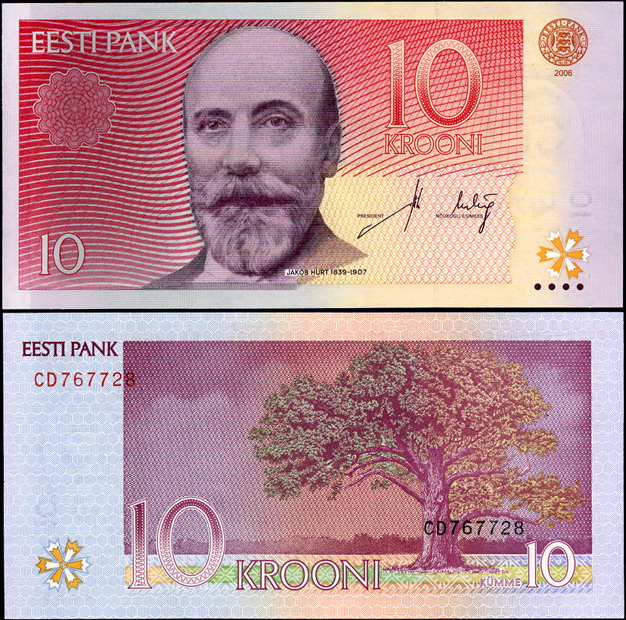 Эстония. 10 крон (Unc) 2006