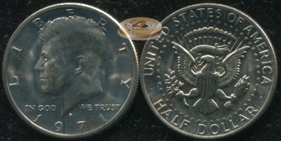 США. 1/2 доллара. 1971.D (Unc)