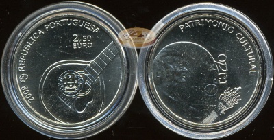 Португалия. 2.5 евро. 2008 (Unc)