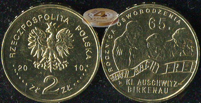 Польша. 2 злотых. 2010 (Unc)