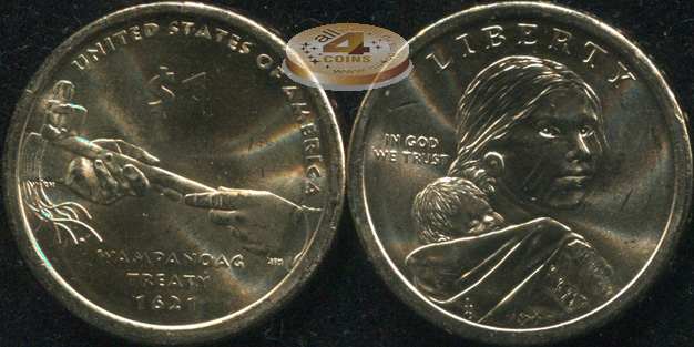 США. 1 доллар. 2011.D (Unc)