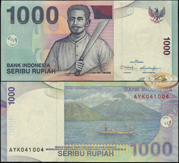 Индонезия. 1000 рупий (Unc) 2011