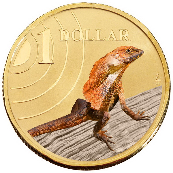 Австралия. 1 доллар. 2009 (Unc. Эмаль)