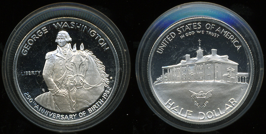США. 1/2 доллара. 1982S (Proof. Серебро) 