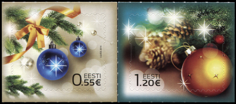 Эстония. 2014. Рождество 2014 (Серия. MNH OG)