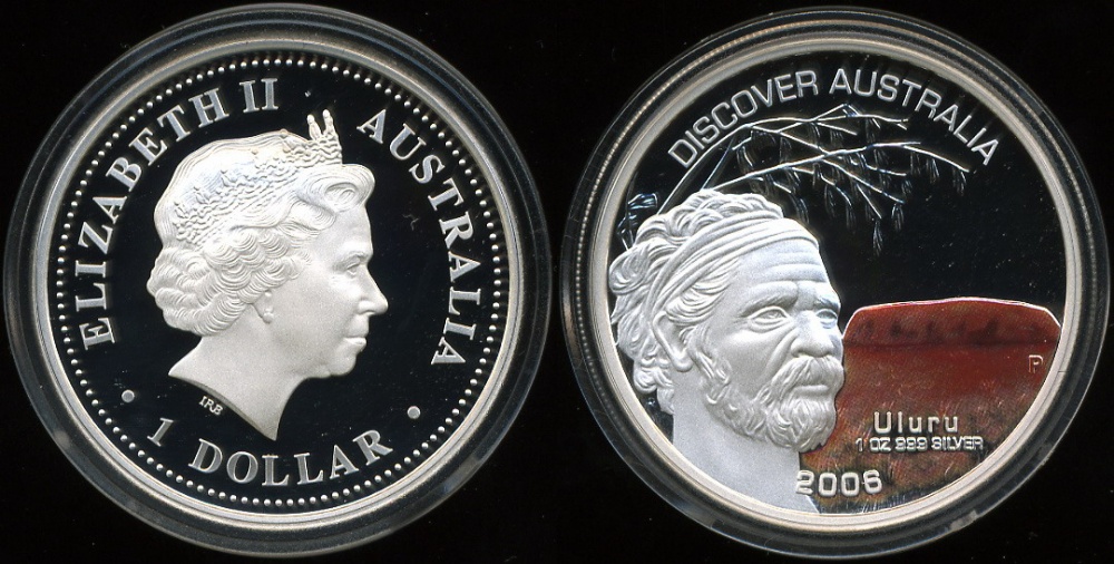 Австралия. 1 доллар. 2006 (Proof. Серебро. Эмаль)