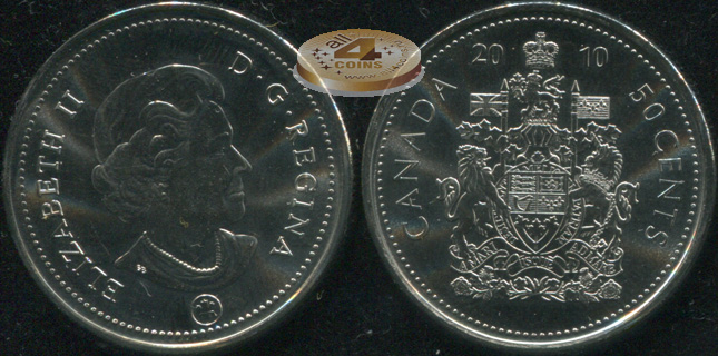 Канада. 50 центов. 2010 (Unc)