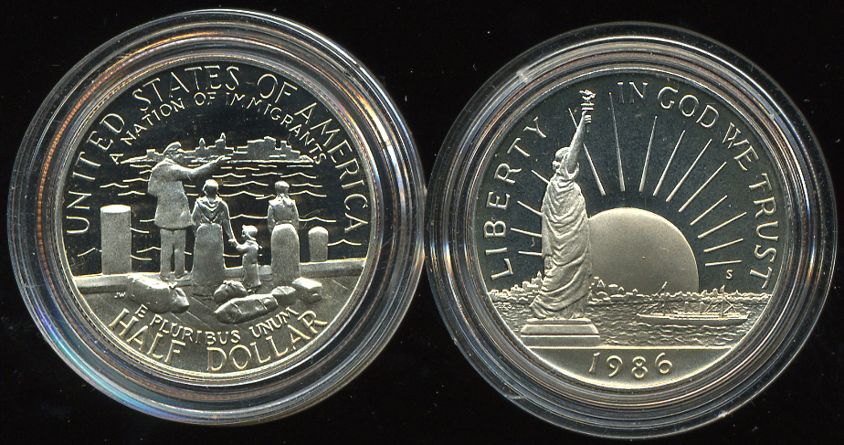 США. 1/2 доллара. 1986 (Proof)