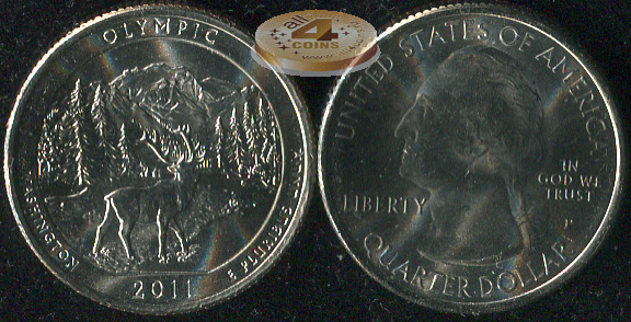 США. Квотер [25 центов]. 2011.P (Unc) Olympic
