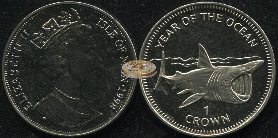 Остров Мэн. 1 крона. 1998 (Unc)