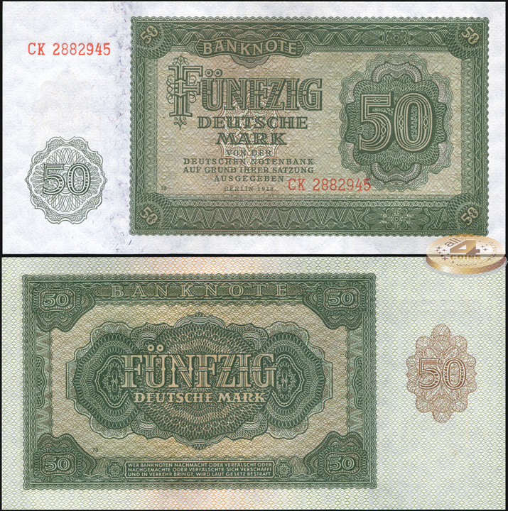 Германия [ГДР]. 50 марок (Unc) 1948