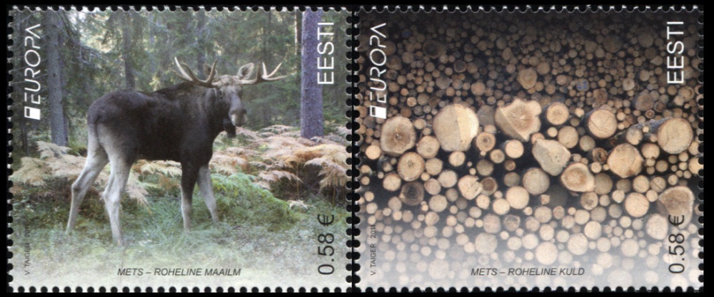 Эстония. 2011. Леса (Серия. MNH OG)