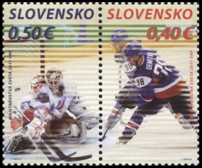 Словакия. 2011. Чемпионат Мира по Хоккею 2011 (Серия. MNH OG)