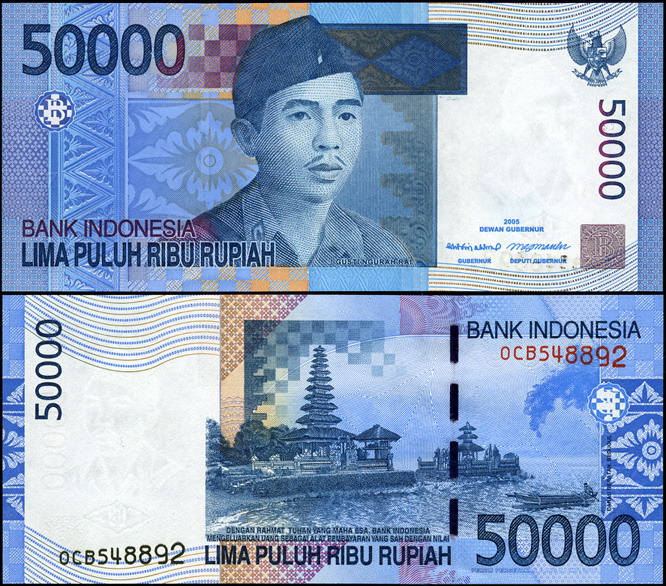 Индонезия. 50000 рупий (Unc) 2005