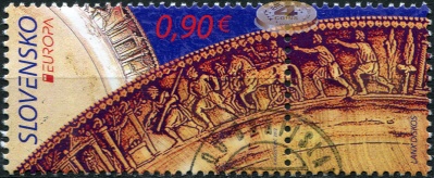 Словакия. 2012. Посетите Словакию (Сцепка. CTO Гашеная)