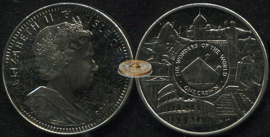 Остров Мэн. 1 крона. 2008 (Unc)