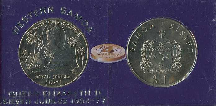 Самоа. 1 тала. 1977 (Box-Unc)