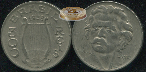 Бразилия. 300 рейс. 1938 (VF)