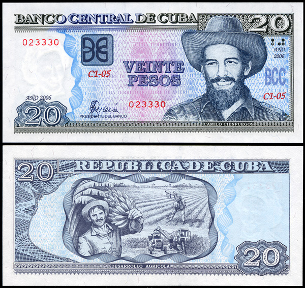 Куба. 20 песо (Unc) 2006
