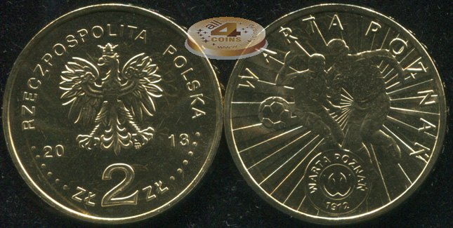 Польша. 2 злотых. 2013 (Unc)