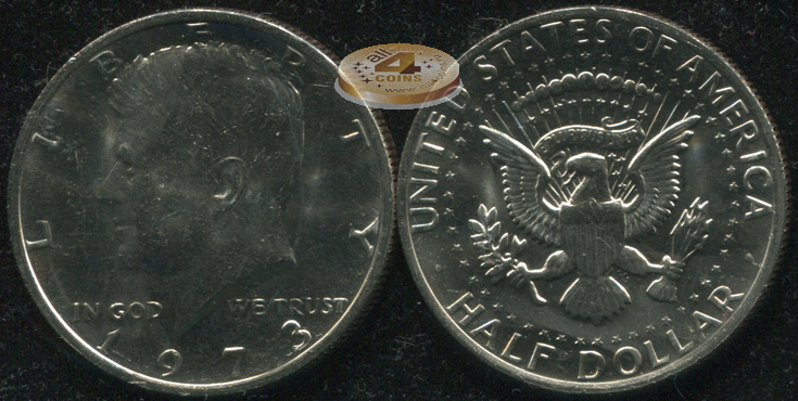 США. 1/2 доллара. 1973 (Unc)