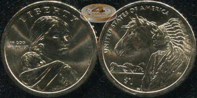 США. 1 доллар. 2012.P (Unc)